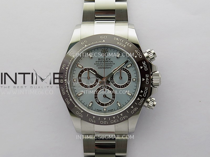 Daytona 116506 Gain Weight VSF 1:1 Best Edition Ice Blue Dial Stick Marker On Oyster Bracelet DD4130