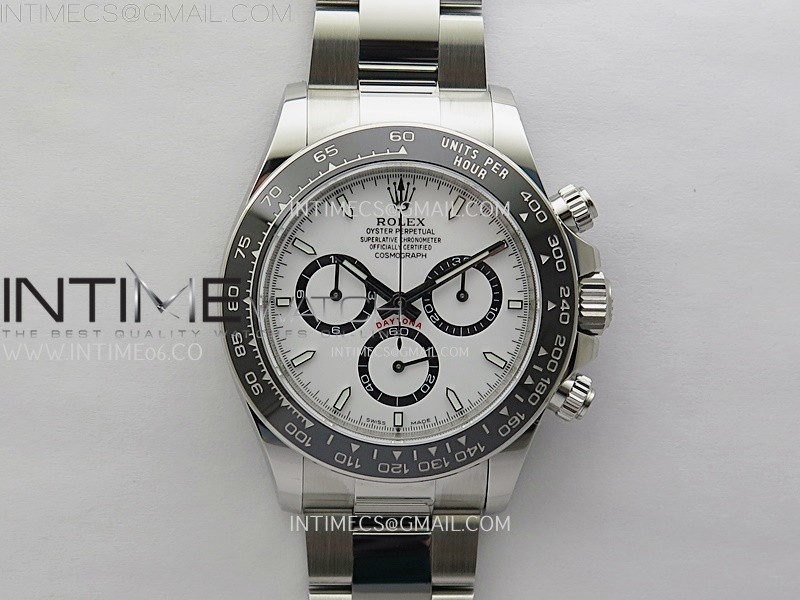 2023 Daytona 126500 904L Steel APSF 1:1 Best Edition White Dial on 904L SS Bracelet SH4131