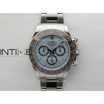 Daytona 126506 904L SS APSF 1:1 Best Edition Ice Blue Dial Sticks Markers on 904L SS Braclet SH4131