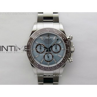 Daytona 126506 904L SS APSF 1:1 Best Edition Ice Blue Dial T Diamonds Markers on 904L SS Braclet SH4131