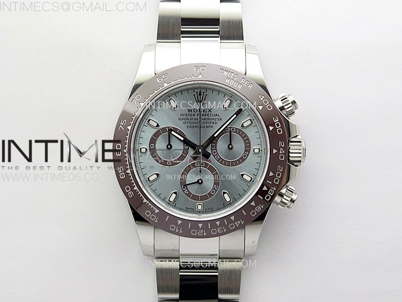 Daytona 116506 904L SS APSF 1:1 Best Edition Ice Blue Dial on 904L SS Bracelet SH4130