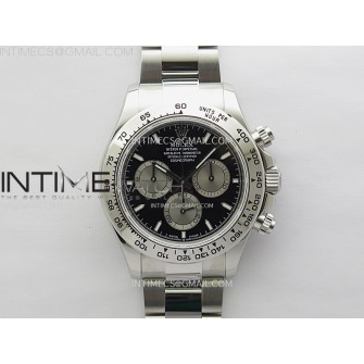 Daytona 126509 904L SS QF Best Edition Black Dial Silver Subdial on 904L SS Bracelet SA4131