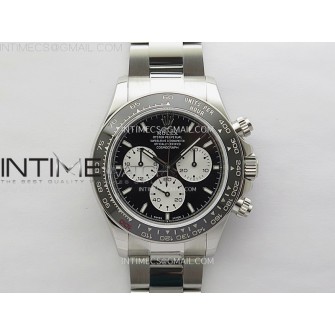 Daytona 2023 126529 Le Mans QF Best Edition Black Dial On 904L SS Case and Bracelet SA4132 V2