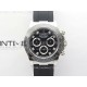 Daytona 116519 904L SS APSF 1:1 Best Edition Black Dial Diamonds Markers on Oysterflex Strap SH4130