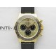 Daytona 126518 904L YG QF Best Edition Gold Dial Black Subdial on Oysterflex Strap SA4131