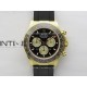 Daytona 126518 904L YG QF Best Edition Black Dial Gold Subdial on Oysterflex Strap SA4131