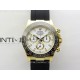 Daytona 116518 YG APSF 1:1 Best Edition White Dial White Subdial on Oysterflex Rubber Strap SH4130