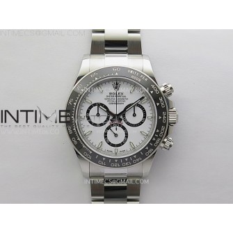 Daytona 126500 VSF 1:1 Best Edition 904L Steel White Dial on SS Bracelet DD4131