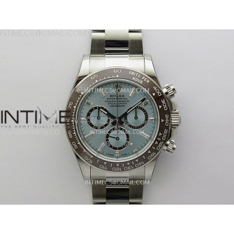 Daytona 126506 904L SS VSF 1:1 Best Edition Ice Blue Dial Diamond Markers on 904L SS Bracelet Super Clone Asian 4131