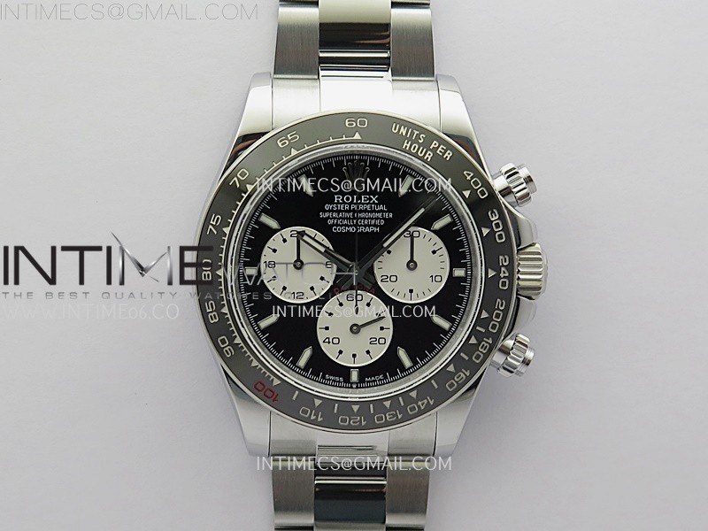 Daytona 126529 Le Mans SS QF 1:1 Best Edition Black Dial On SS Bracelet SH4132 V8