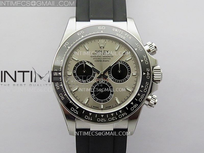 Daytona 126519 Gain Weight VSF 1:1 Best Edition SS Color Dial Black Subdial Sticks Markers on Oysterflex Strap DD4131