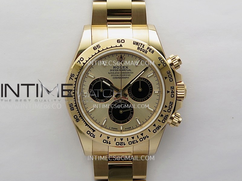 Daytona 126505 Gain Weight VSF 1:1 Best Edition RG Dial Black Subdial On Oyster Bracelet DD4131