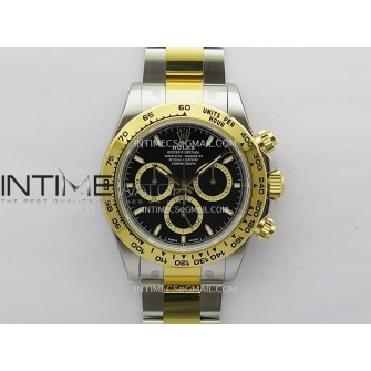 Daytona 126503 SS/YG Gain Weight VSF 1:1 Best Edition Black Dial On Oyster Bracelet DD4131