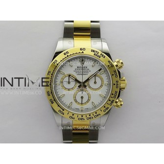 Daytona 126503 SS/YG Gain Weight VSF 1:1 Best Edition White Dial On Oyster Bracelet DD4131