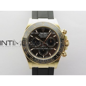 Daytona 126515 Gain Weight APSF 1:1 Best Edition Brown Dial Stick Markers on Oysterflex Strap SH4131