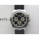 Daytona 126519 QF Gain Weight 1:1 Best Edition Black Dial Silver Subdial Diamonds Markers on Oysterflex Strap SH4131 V11