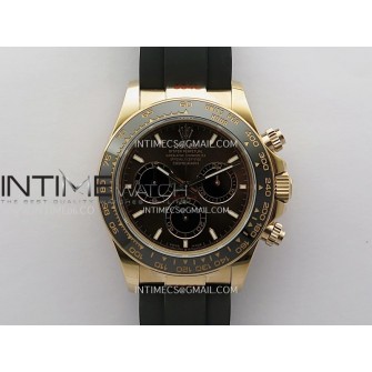 Daytona 126515 Gain Weight V10 QF 1:1 Best Edition Brown Dial Stick Markers on Oysterflex Strap SH4131