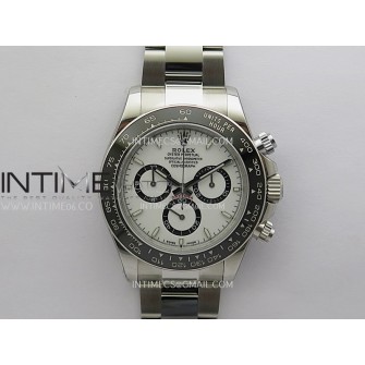 Daytona 126500 UFO 904L Steel SS 1:1 Best Edition White Dial On SS Bracelet UF4131 (Free Sprung)