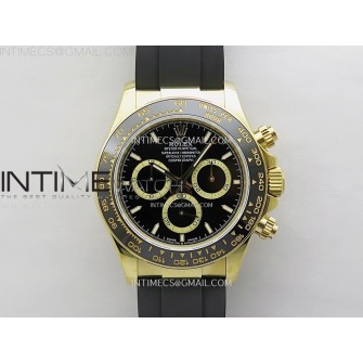 Daytona 126518 QF Gain Weight 1:1 Best Edition Black Dial Sticks Markers on Oysterflex Strap SH4131 V11