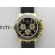 Daytona 126518 QF Gain Weight 1:1 Best Edition Black Dial Gold Subdial Diamonds Markers on Oysterflex Strap SH4131 V11