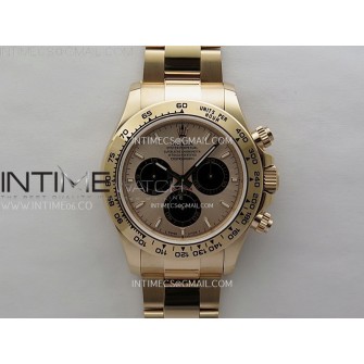 Daytona 126505 Gain Weight RG QF 1:1 Best Edition RG Dial Black Subdial on RG Bracelet SH4131 V6