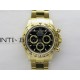 Daytona 126508 Gain Weight YG QF 1:1 Best Edition Black Dial Stick Markers on YG Bracelet SH4131 V6