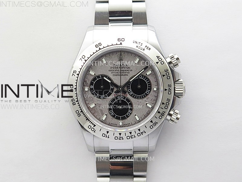 Daytona 116509 QF 1:1 Best Edition Real Meteorite Dial on SS Bracelet SH4130 V3 (Gain Weight)