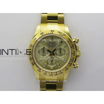 Daytona 126508 Gain Weight YG QF 1:1 Best Edition YG Dial T Crystal Markers On YG Bracelet SH4131 V6