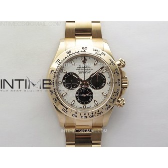 Daytona 116505 QF 1:1 Best Edition Real Meteorite Dial on RG Bracelet SH4130 V3 (Gain Weight)