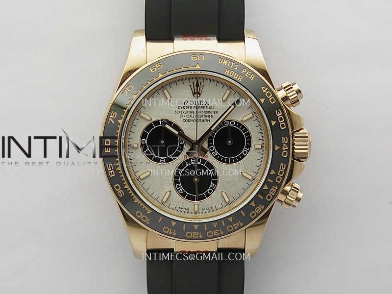 Daytona 126515 Gain Weight V11 QF 1:1 Best Edition Real Meteorite Dial Stick Markers On Oysterflex Strap SH4131