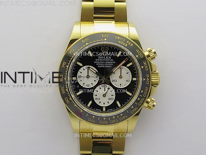 Daytona 126528 Le Mans YG Gain Weight QF 1:1 Best Edition Black Dial On YG Bracelet SH4132 V9