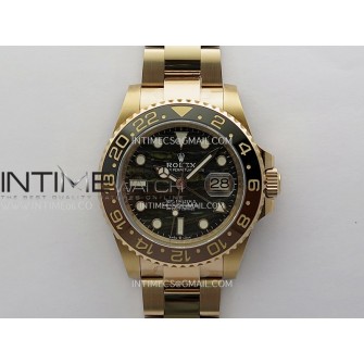GMT-Master II 126715 CHNR RG ARF 1:1 Best Edition Everrose Tiger Iron Dial On RG Bracelet Super Clone VR3285 CHS