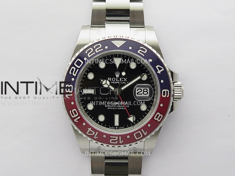 GMT-Master II 126710 BLRO V3 904L SS VSF 1:1 Best Edition Black Dial On Oyster Bracelet DD3285 CHS