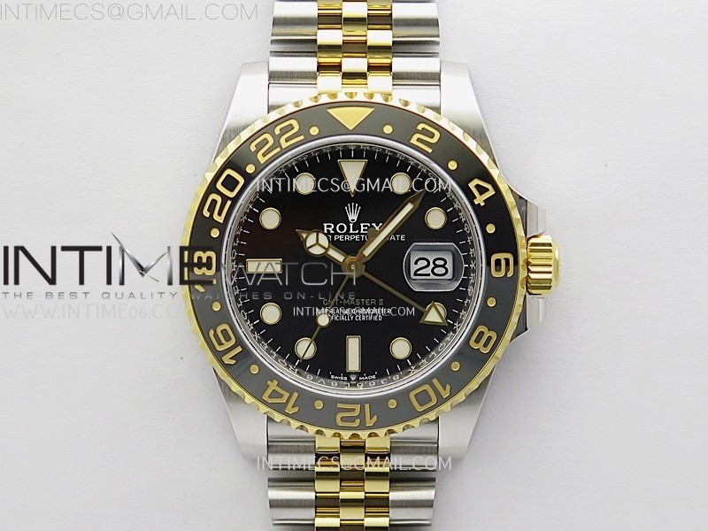 GMT-Master II 126713 GRNR ARF V2 Gain Weight 1:1 Best Edition on Black Dial SS/YG Bracelet Super Clone VR3285 CHS