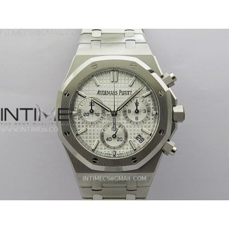 Royal Oak Chrono 26240 SS APSF 1:1 Best Edition Silver Dial on SS Bracelet SA4401 Super Clone