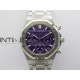 Royal Oak Chrono 26240 SS APSF 1:1 Best Edition Purple Dial on SS Bracelet SA4401 Super Clone