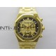 Royal Oak Chrono 26240BA YG APSF 1:1 Best Edition Ombre Gold Dial on Bracelet SA4401 Super Clone