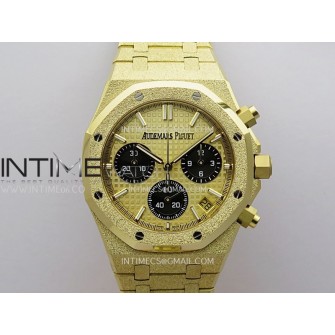 Royal Oak Chrono 26240BA Frosted YG APSF 1:1 Best Edition YG Dial on Bracelet SA4401 Super Clone