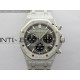 Royal Oak Chrono 26240 Frosted SS APSF 1:1 Best Edition Gray/Black Dial On Bracelet SA4401 Super Clone