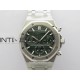 Royal Oak Chrono 26240 SS V2 APSF 1:1 Best Edition Green Dial on SS Bracelet SA4401 Super Clone (Free Sprung)