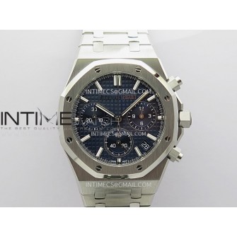 Royal Oak Chrono 26240 SS V2 APSF 1:1 Best Edition Blue Dial on SS Bracelet SA4401 Super Clone (Free Sprung)
