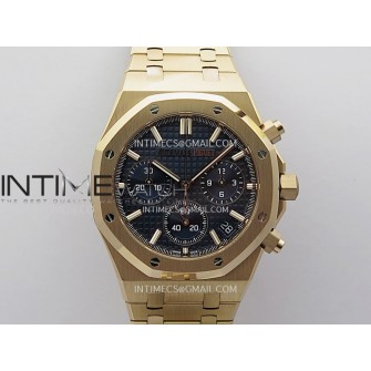 Royal Oak Chrono 26240OR RG V2 APSF 1:1 Best Edition Blue Dial on RG Bracelet SA4401 Super Clone (Free Sprung)