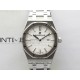 Lady Royal Oak 33mm 67651 SS ZF 1:1 Best Edition White Textured Dial on SS Bracelet RONDA Quartz