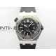 Royal Oak Offshore 15710 ZF 1:1 Best Edition Black Dial on Rubber Strap 3120 Super Clone V2