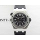 Royal Oak Offshore Diver 15710 APSF 1:1 Best Edition Black Dial on Black Rubber Strap V2 A3120 Super Clone V3