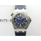 Royal Oak Offshore Diver 15720 APSF 1:1 Best Edition Blue Dial on Blue Rubber Strap SA4308