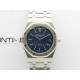 Royal Oak 39mm 15202 SS ZF Best Edition Blue Textured Dial on SS Bracelet A2121 V2