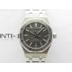 Royal Oak 37mm 15450 SS APSF 1:1 Best Edition Black Textured Dial on SS Bracelet SA3120 Super Clone