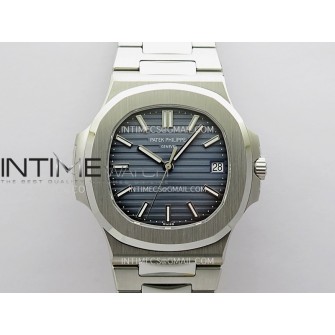 Nautilus 5711/1A 3KF 1:1 Best Edition Blue Textured Dial on SS Bracelet A324 Super Clone V2