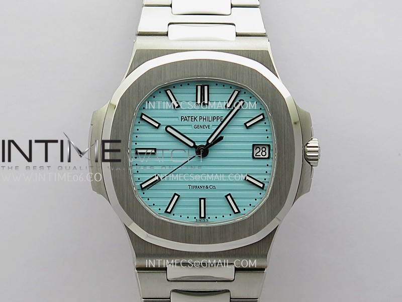 Nautilus 5711 3KF 1:1 Best Edition Tiffany Blue Dial on SS Bracelet A324 Super Clone V2